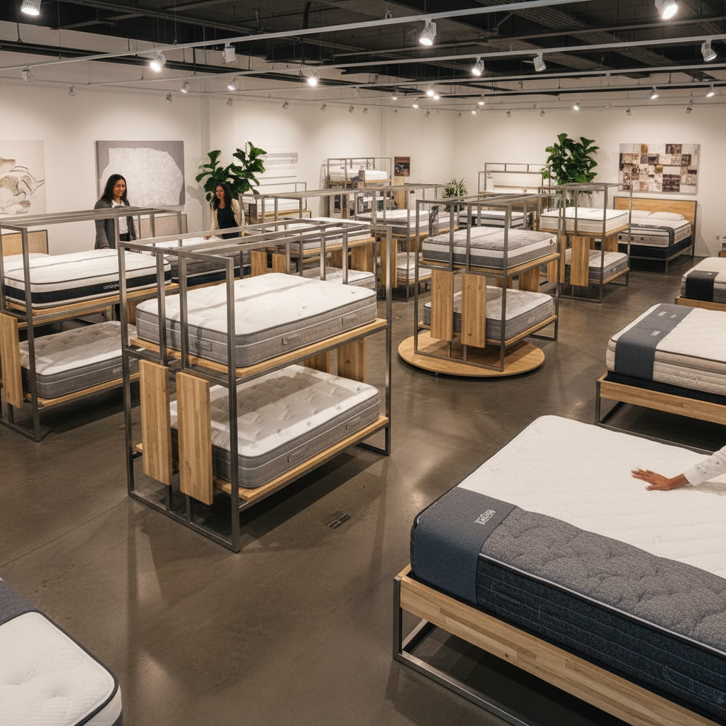 Why You Need a Mattress Display Rack for Effective Showroom Management