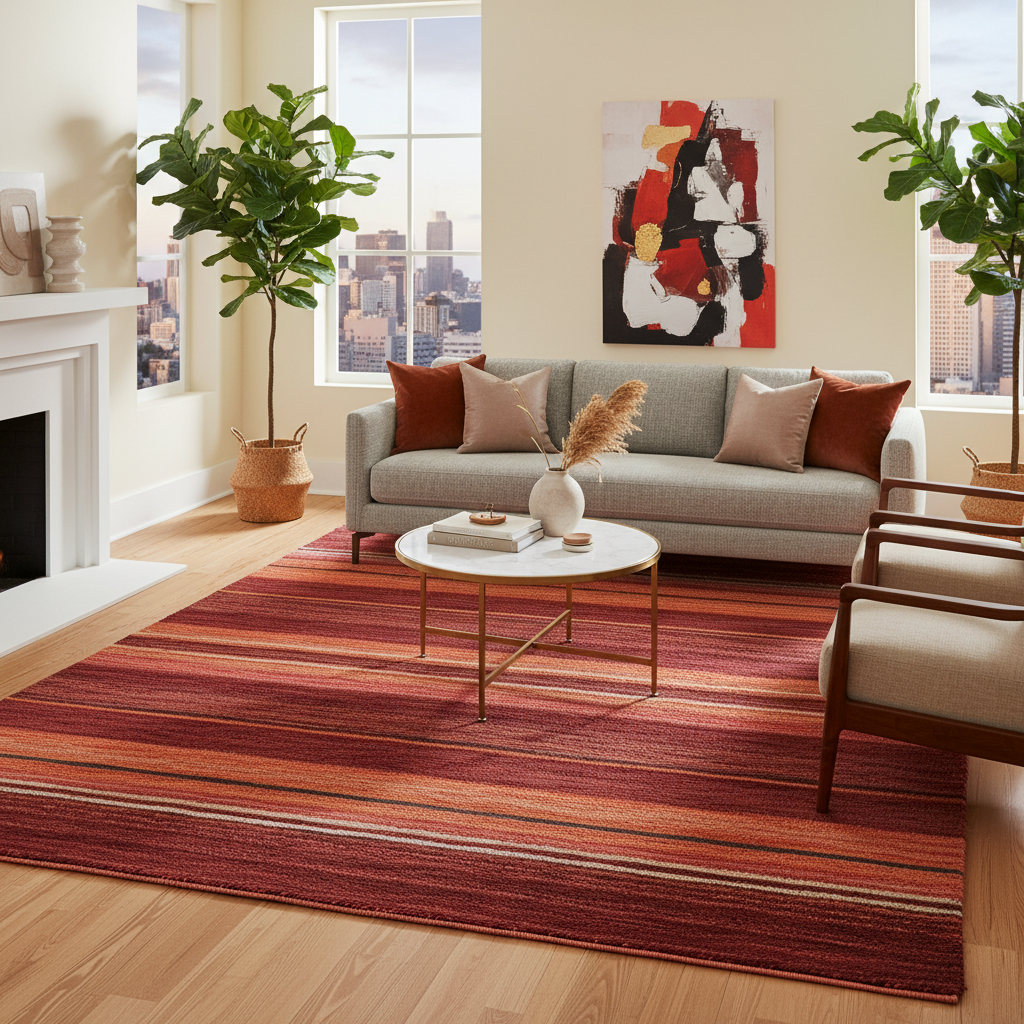 2025 Top 5 Red Living Room Rugs for Stunning Home Decor Trends