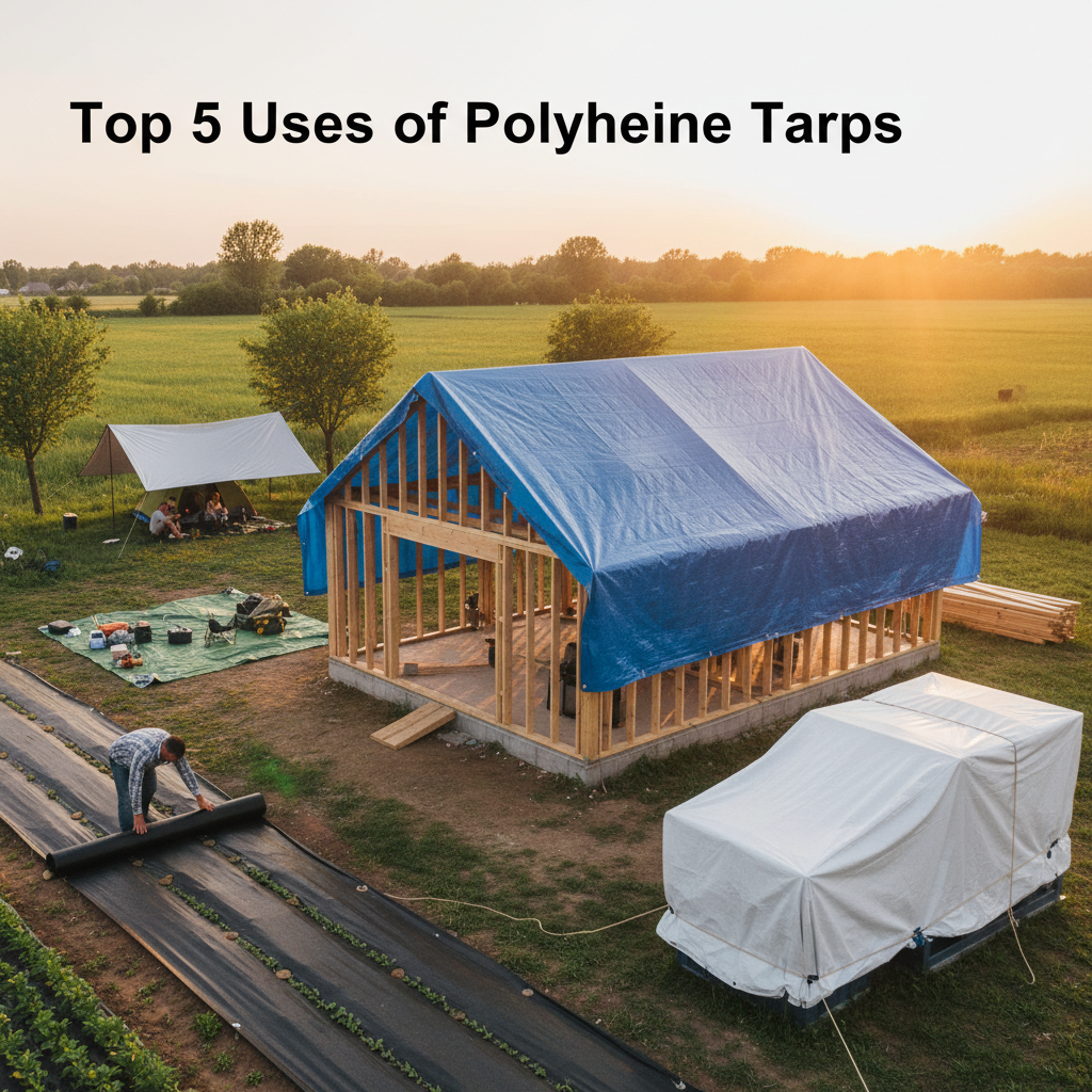 Top 5 Uses of Polyethylene Tarps for Protection and Versatility