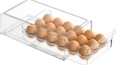 Egg drawer container for refrigerator
