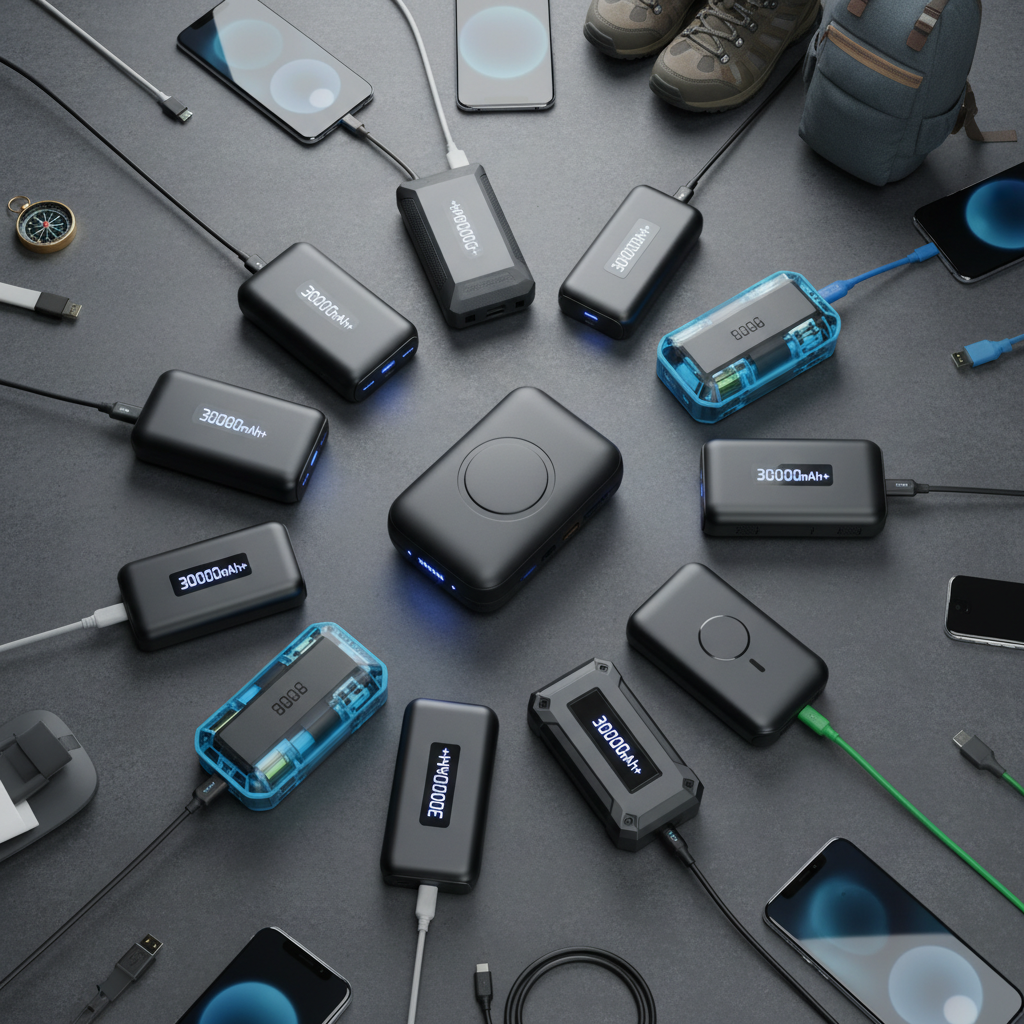 Top 10 Mobile Phone Power Banks with Over 30000mAh Capacity for Ultimate Charging