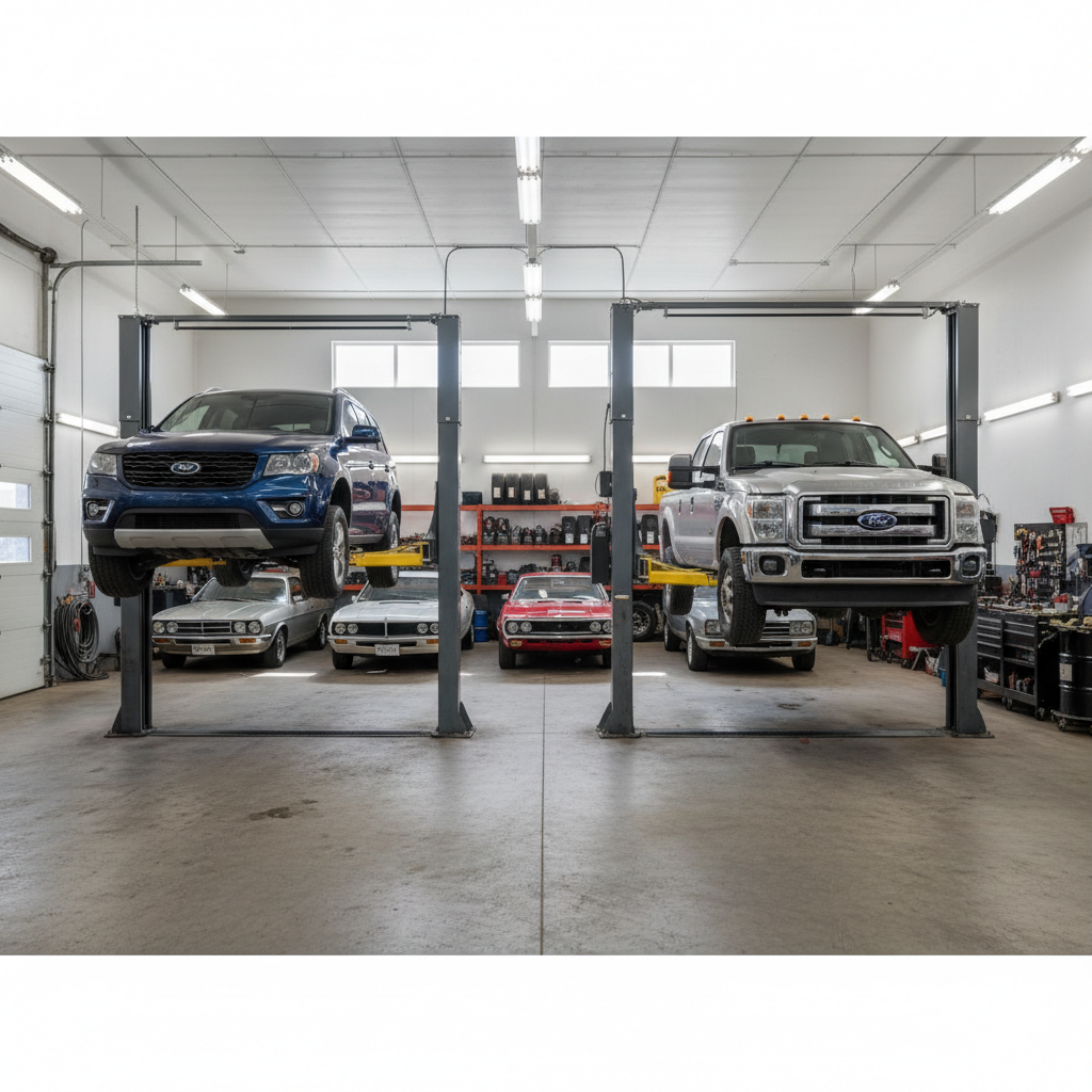 2025 Top 5 Heavy Duty Car Lift Options for Efficient Garage Solutions