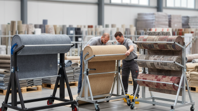Top 10 Carpet Roll Stands for Efficient Flooring Installation and Storage