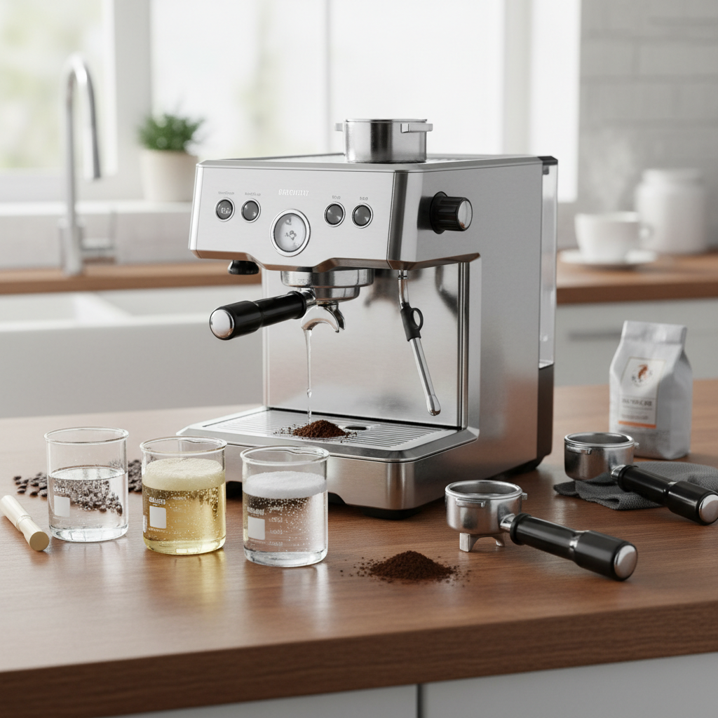How do i clean a coffee machine​