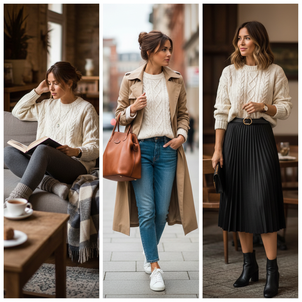 2025 How to Style a Cable Knit Sweater for Maximum Versatility and Comfort