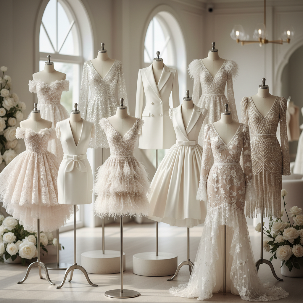 Top 10 Stunning Short Bridal Dresses for a Chic Wedding Look