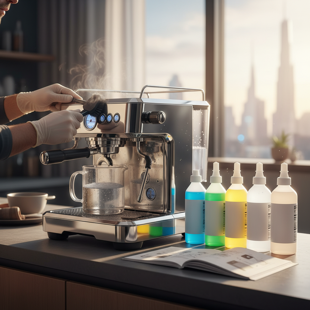 How do i clean a coffee machine​