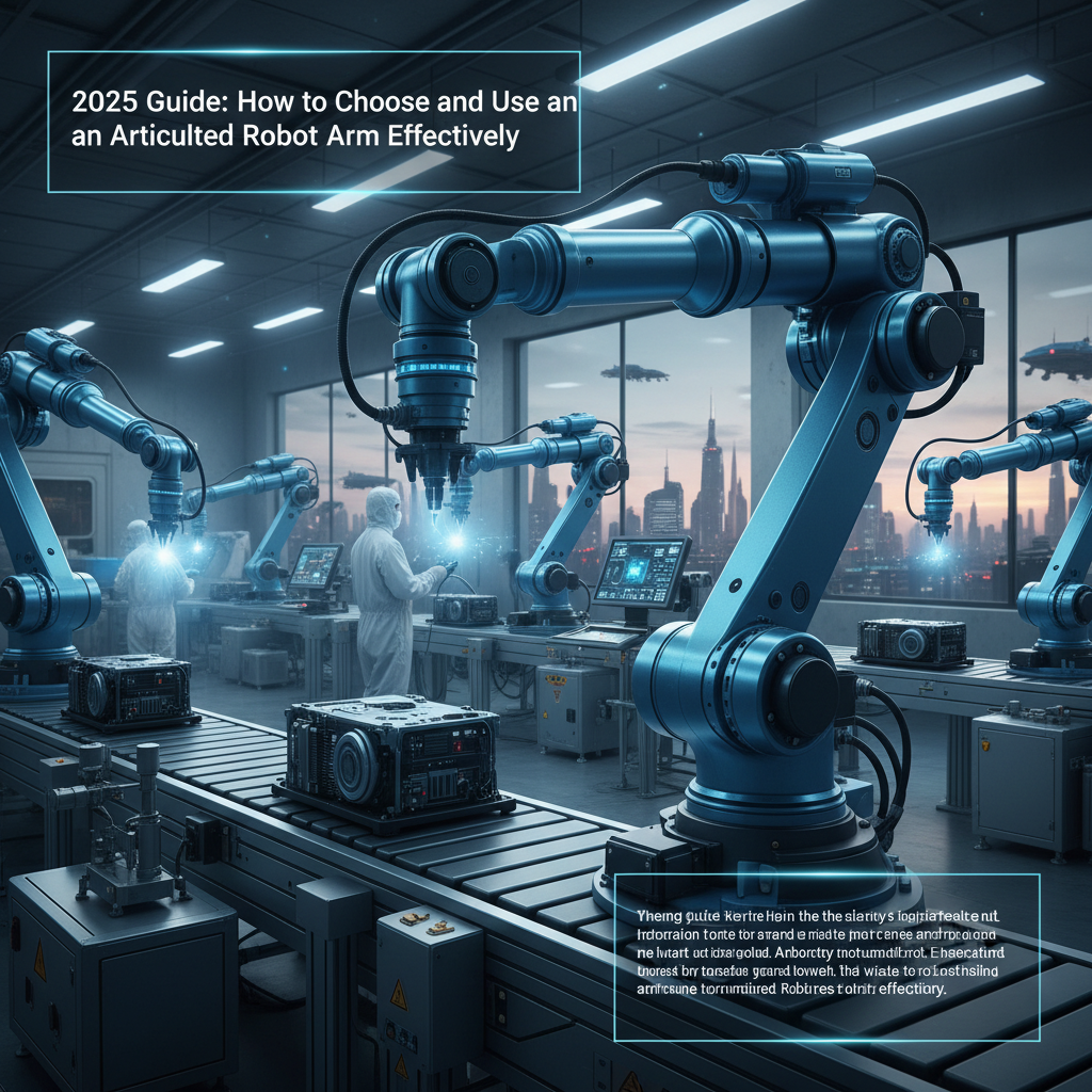 2025 Guide: How to Choose and Use an Articulated Robot Arm Effectively