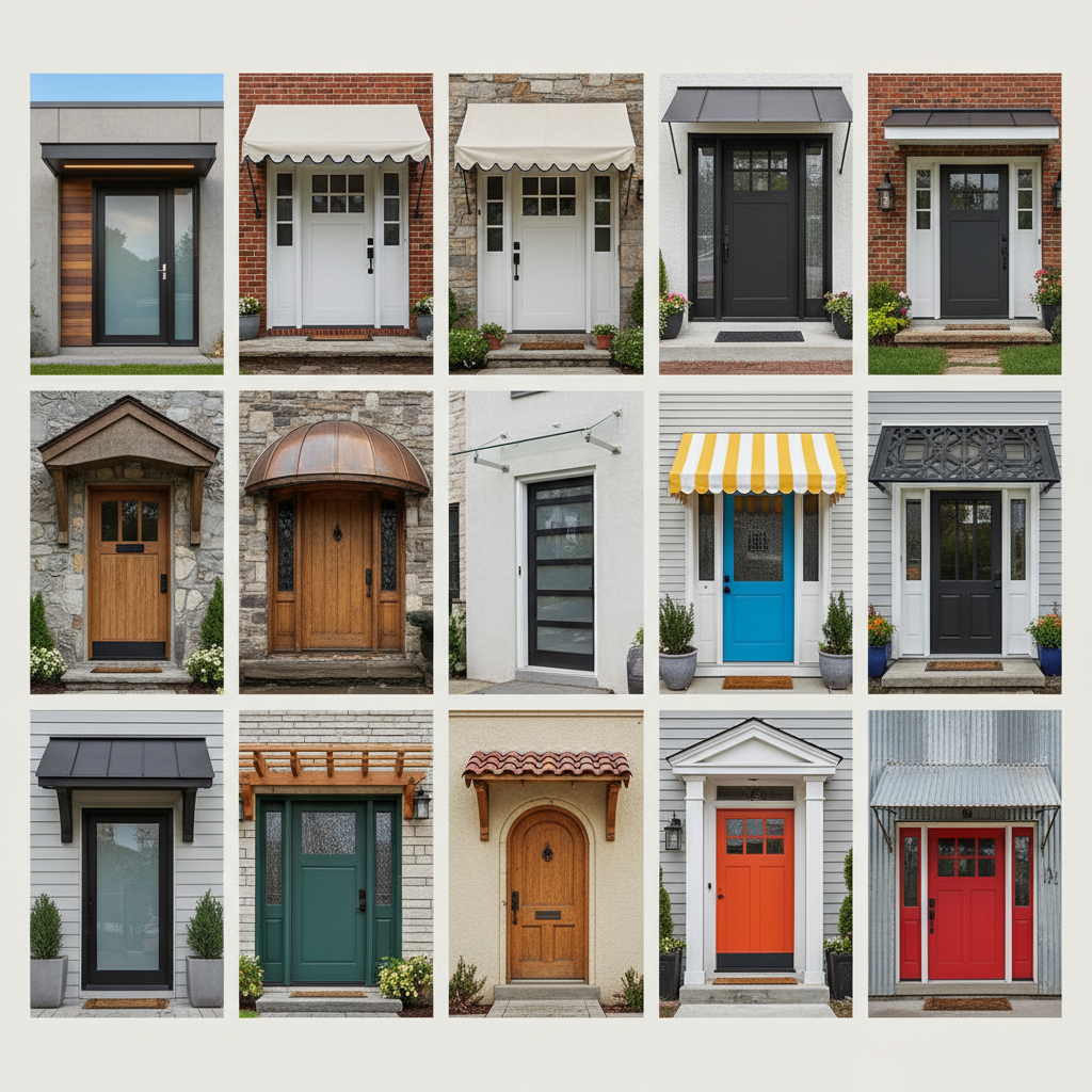 Top 10 Door Awning Designs to Enhance Your Home's Curb Appeal