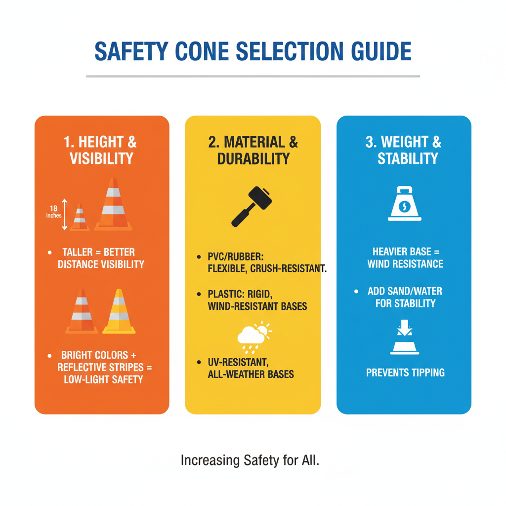 2025 How to Choose the Right Safety Cones for Your Needs