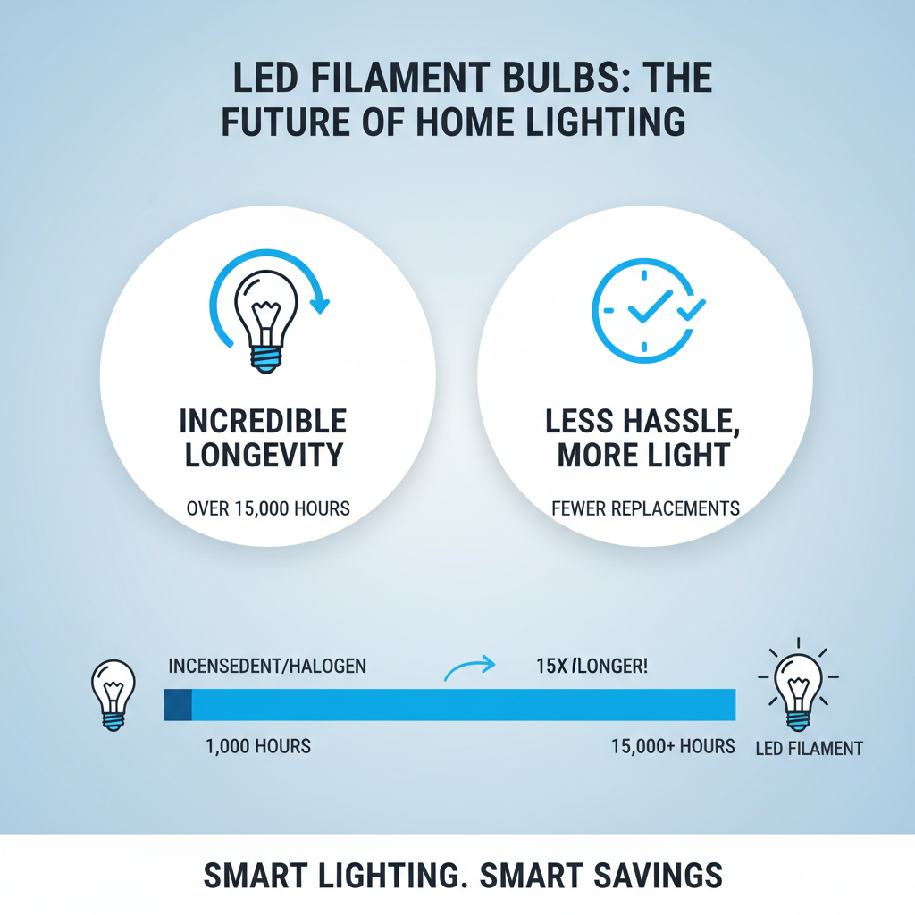Top 10 Benefits of Using LED Filament Bulbs for Your Home Lighting Needs