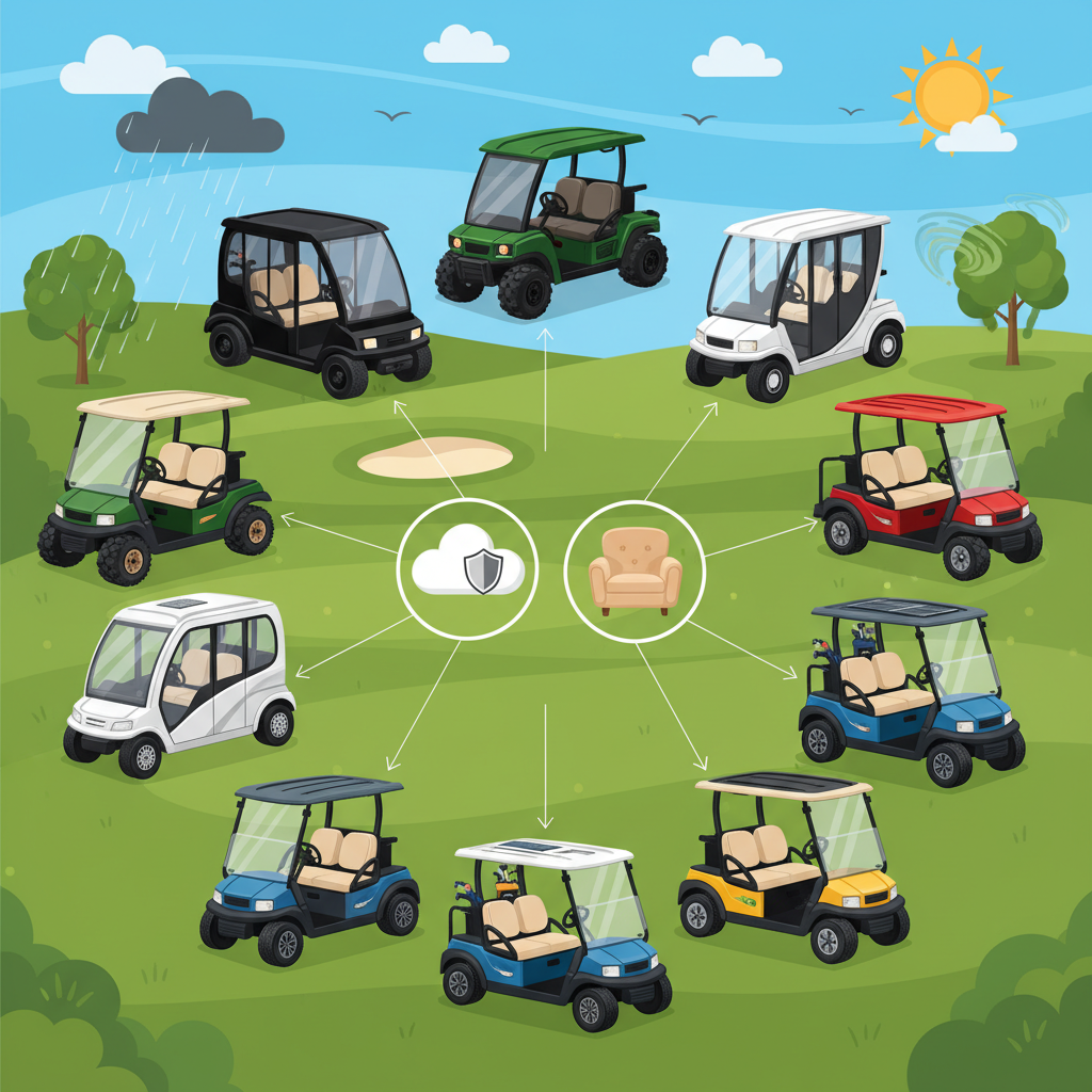 Top 10 Fully Enclosed Golf Carts for Ultimate Comfort and Protection