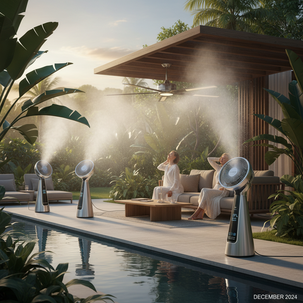 Top 2025 Fans With Water Mist for Ultimate Cooling Experience