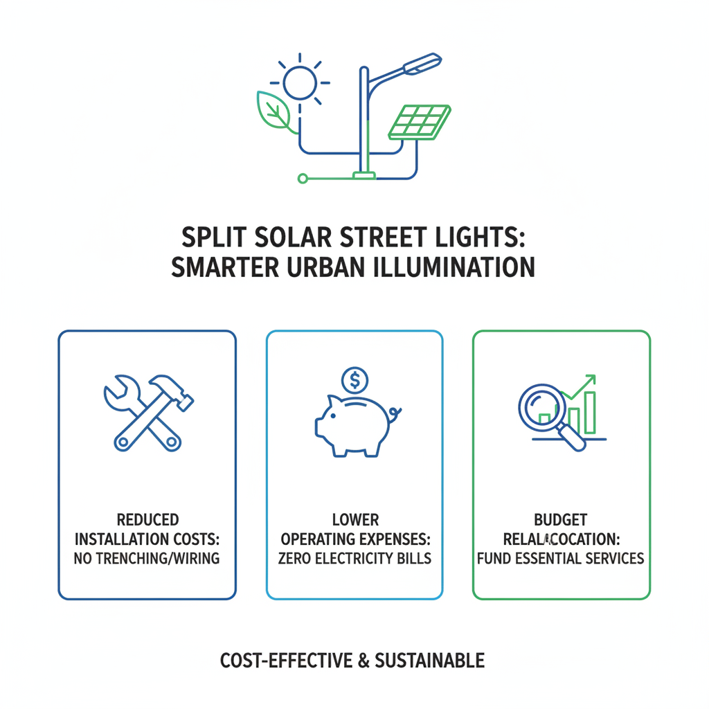 Top 10 Benefits of Split Solar Street Lights for Sustainable Urban Lighting