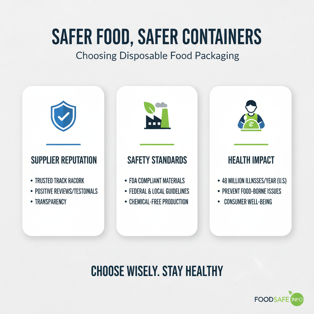 Top 10 Tips for Choosing the Best Disposable Food Container for Your Needs