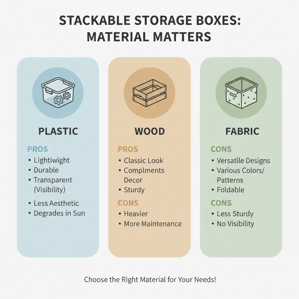 How to Choose the Best Stackable Storage Boxes for Your Home Organization