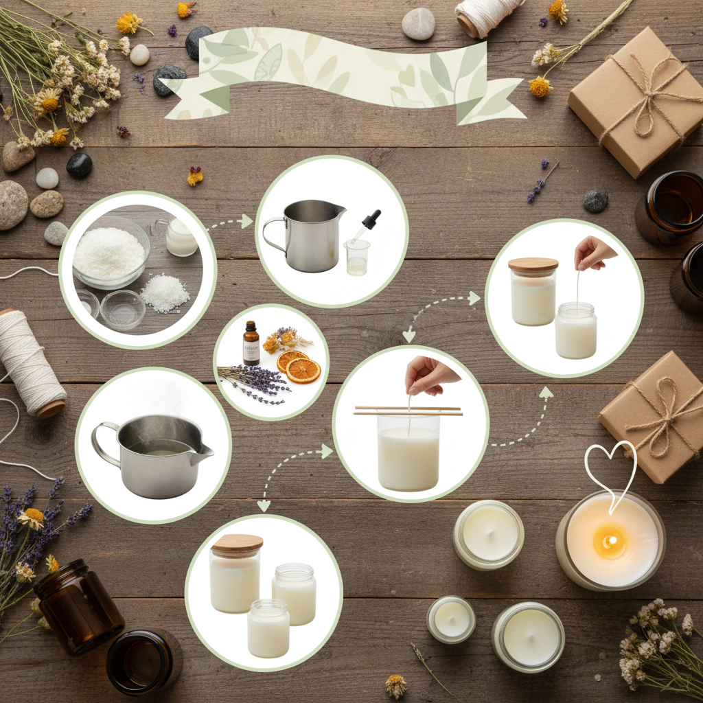 How to Make Wax Soy Candles at Home for Beginners