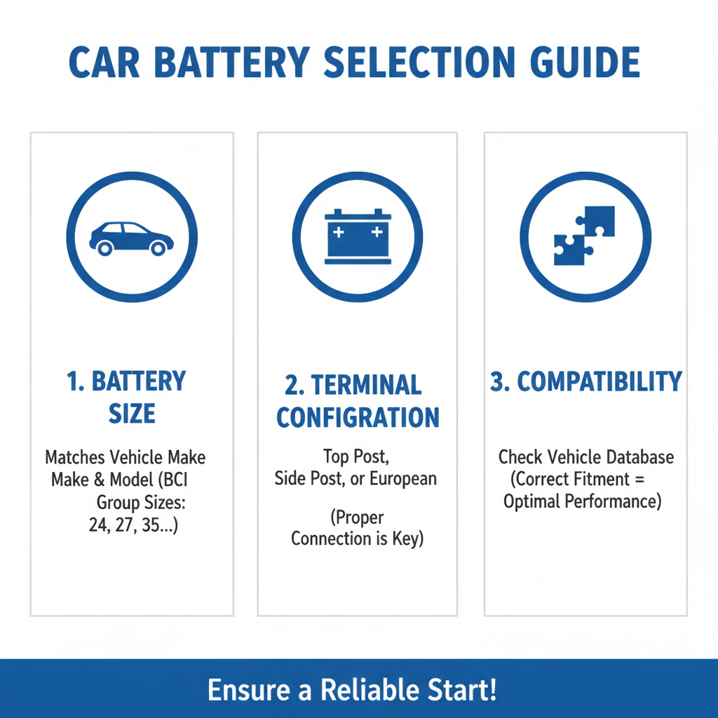 How to Choose the Right Car Battery for Your Vehicle: A Complete Guide
