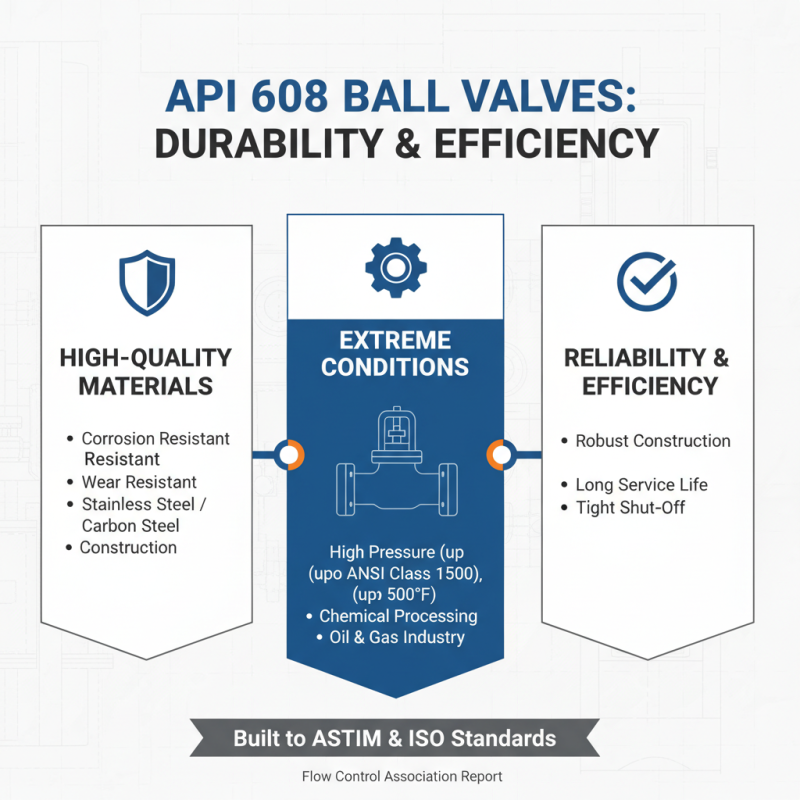 Top 5 Benefits of Using API 608 Ball Valves in Industrial Applications