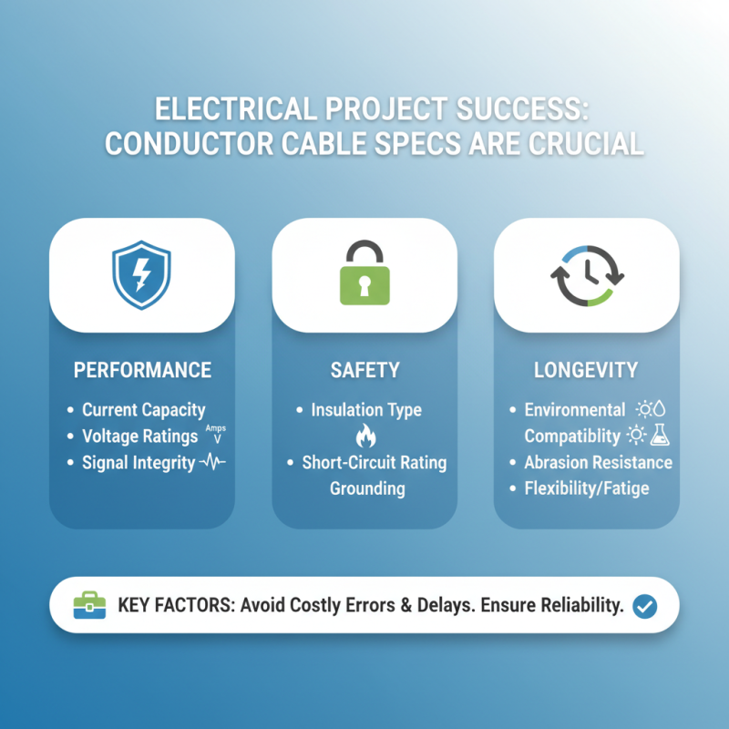 Why Understanding Conductor Cable Specifications is Essential for Your Projects