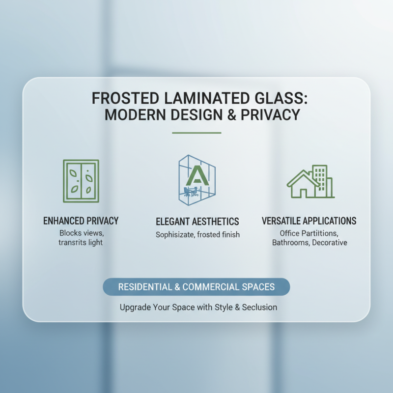 10 Best Benefits of Using Frosted Laminated Glass in Modern Designs
