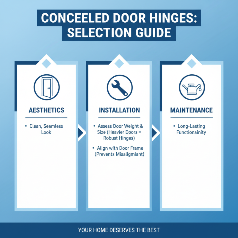 Top 10 Tips for Choosing the Best Concealed Door Hinge for Your Home