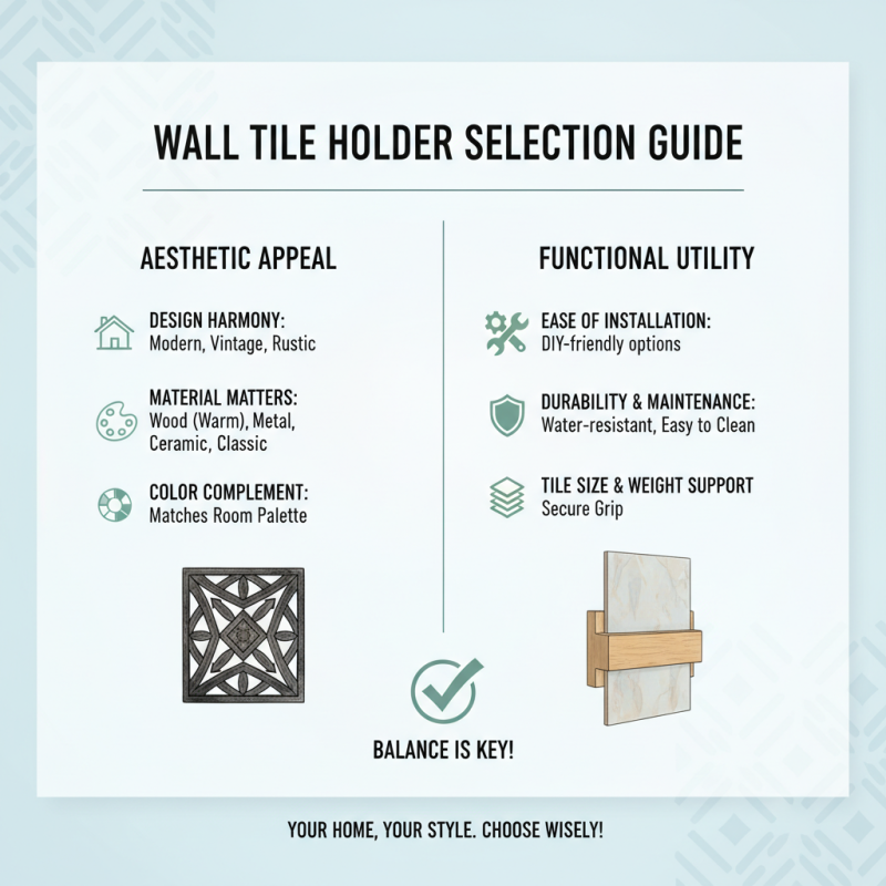 2025 Guide: How to Choose the Best Wall Tile Holder for Your Home