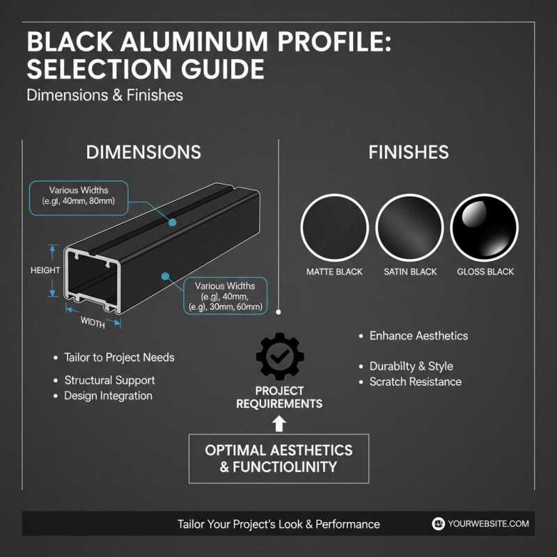 How to Choose the Right Black Aluminum Profile for Your Project