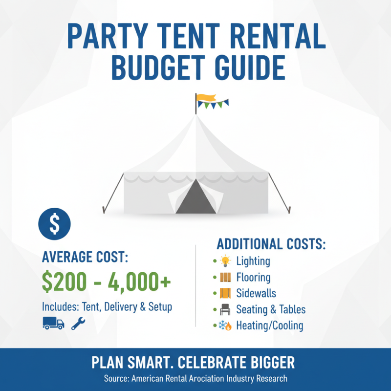 How to Choose the Perfect Outdoor Party Tent for Any Event