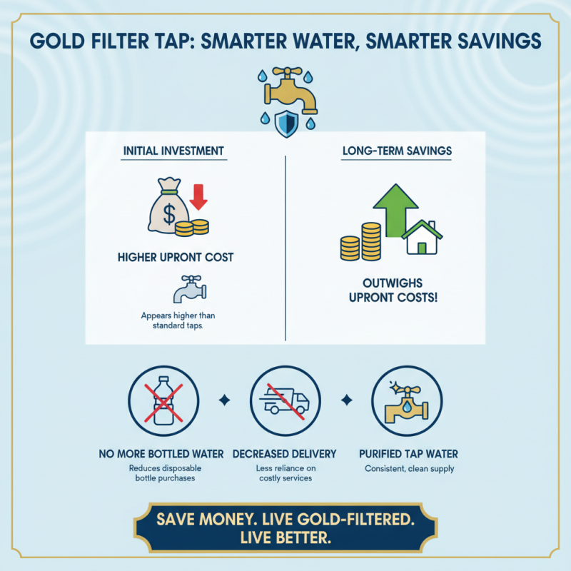 Top Benefits of Using a Gold Filter Tap for Your Home Water Supply
