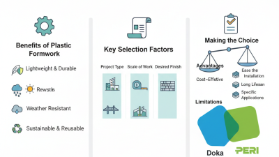How to Choose the Best Plastic Formwork for Your Construction Projects