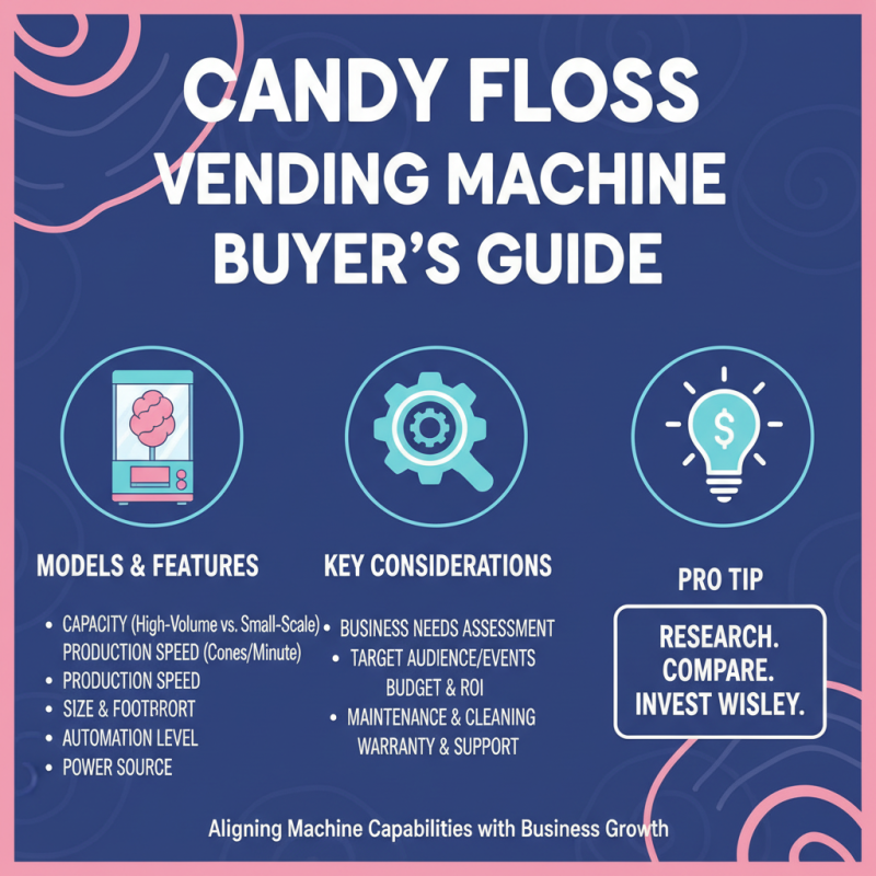 10 Essential Tips for Buying a Candy Floss Vending Machine for Sale