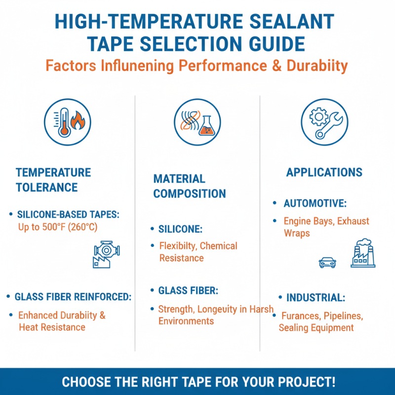 How to Choose High Temp Sealant Tape for Your Projects: A Complete Guide