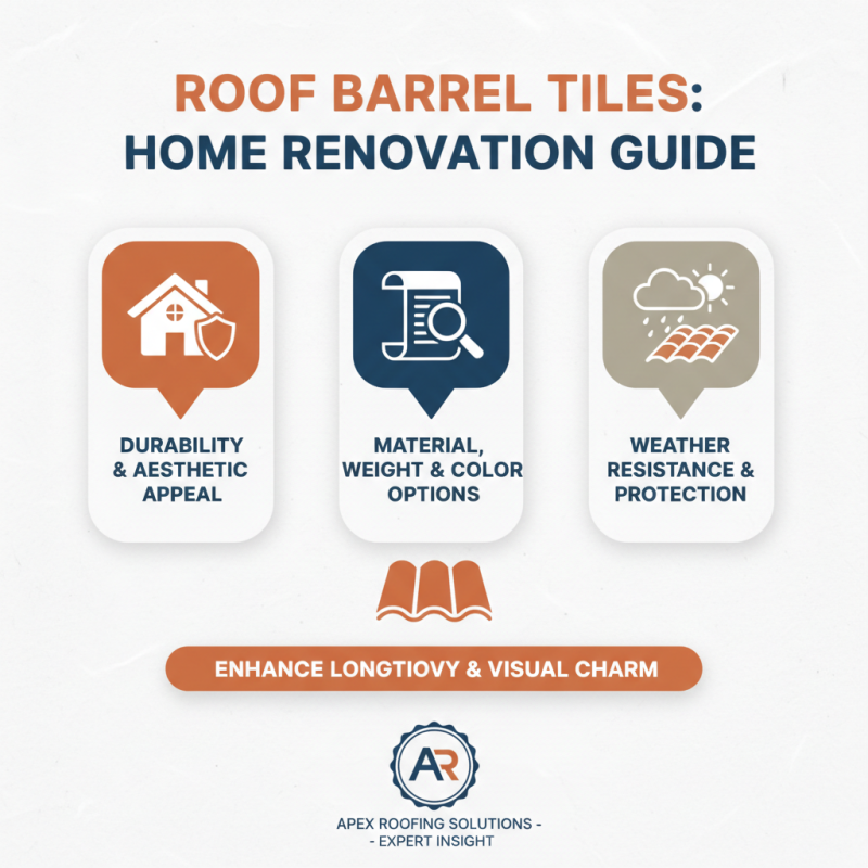 How to Choose the Best Roof Barrel Tiles for Your Home Roof Renovation