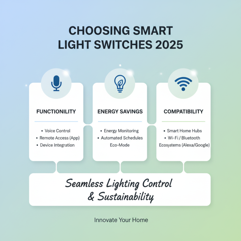 How to Choose and Install Smart Light Switches for Your Home in 2025