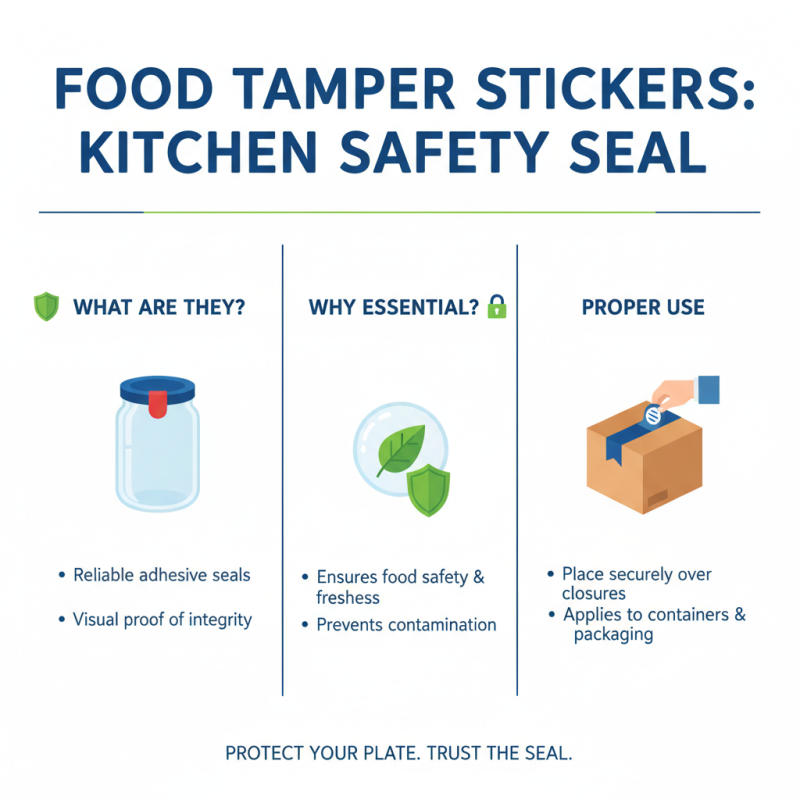 Why You Need Food Tamper Stickers for Safety and Freshness in Your Kitchen