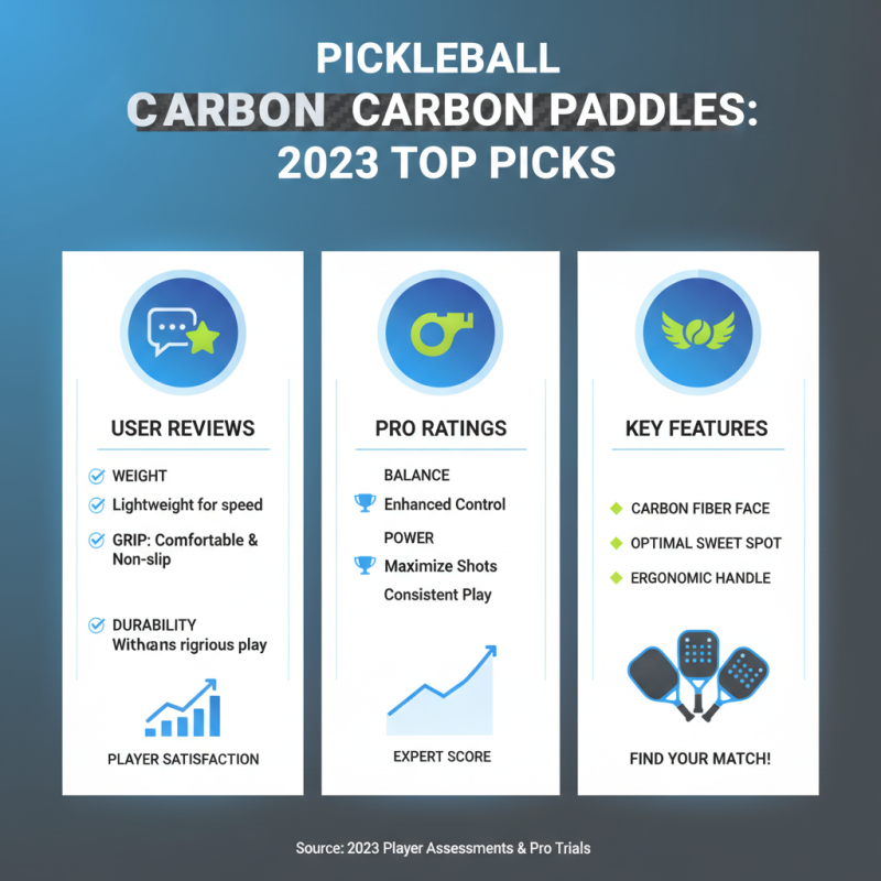 The Best Carbon Paddle Pickleball Choices for Optimal Performance and Durability