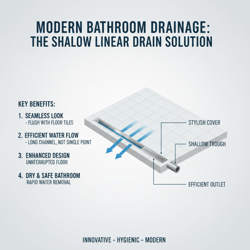 What is a Shallow Linear Drain and How Does It Work in Your Bathroom