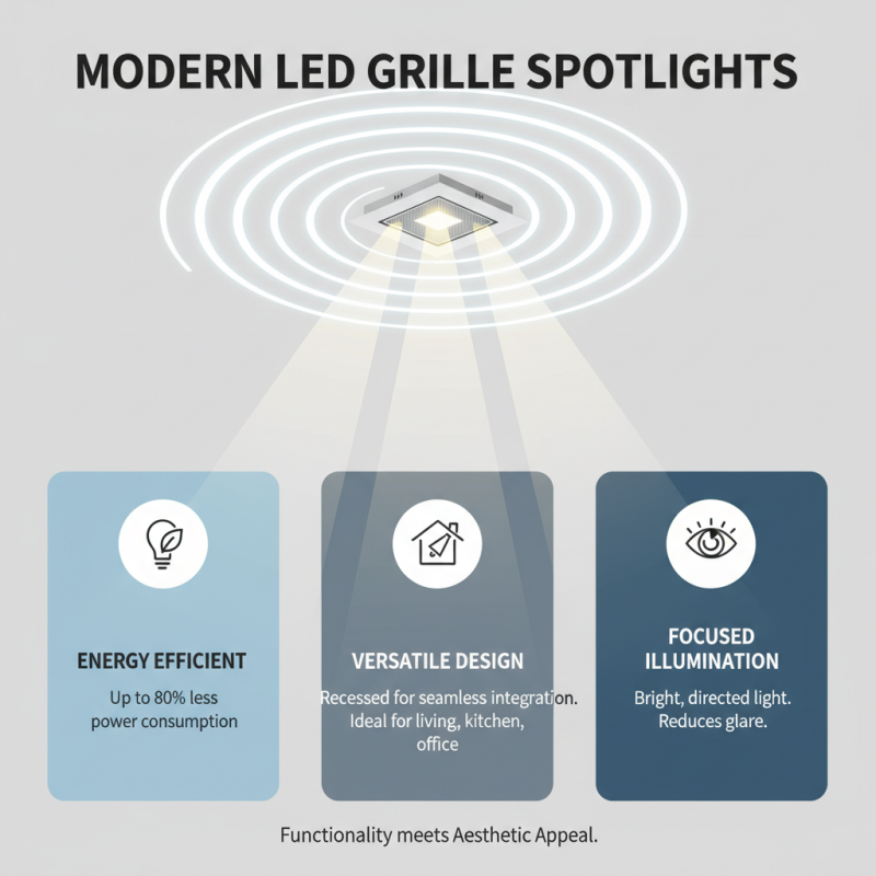 What is Modern Led Grille Spotlights and How They Enhance Your Home Lighting