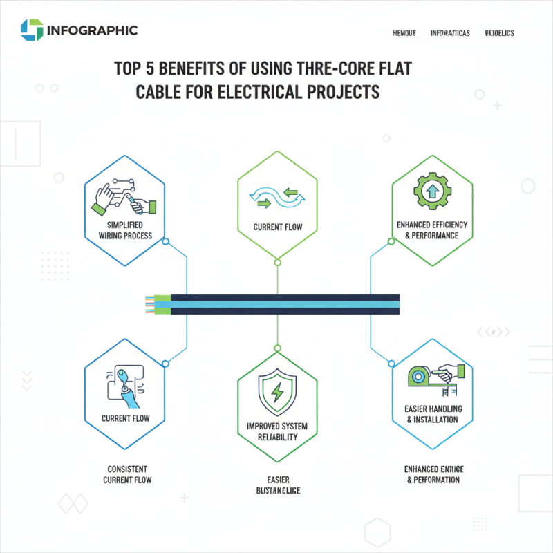 Top 5 Benefits of Using Three Core Flat Cable for Your Electrical Projects