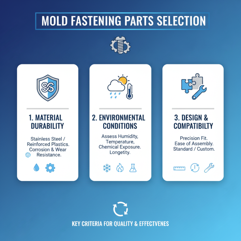 2025 Guide: How to Choose the Best Mold Fastening Parts for Your Projects