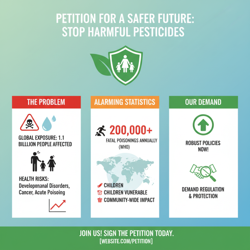 How to Start a Petition Against Harmful Pesticides for Health and Environment