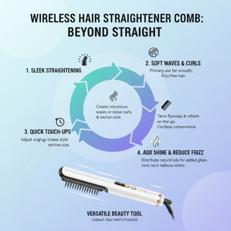 How to Use a Wireless Hair Straight Comb for Perfectly Sleek Hair Every Time