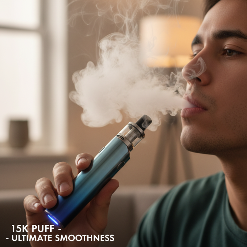 Top 10 Benefits of Using a 15k Puff Vape for Smoother Vaping Experience