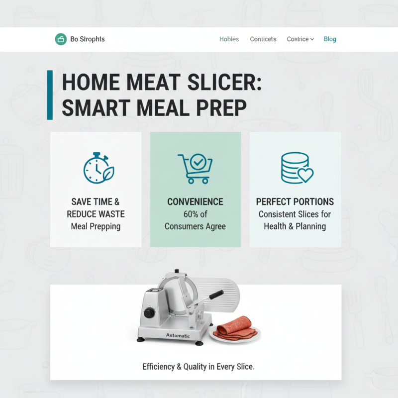 Top Benefits of Using an Automatic Meat Slicer for Home and Business