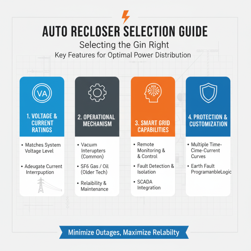 How to Choose the Right Auto Recloser for Your Power Distribution Needs