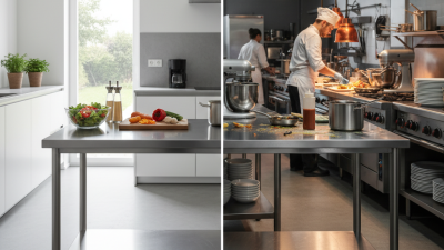 Top Benefits of Using a Stainless Steel Table for Your Home and Business