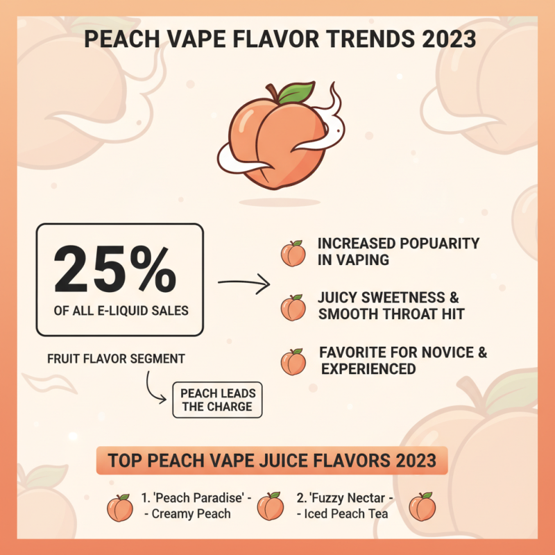Top 10 Peach Vape Juice Flavors You Need to Try in 2023