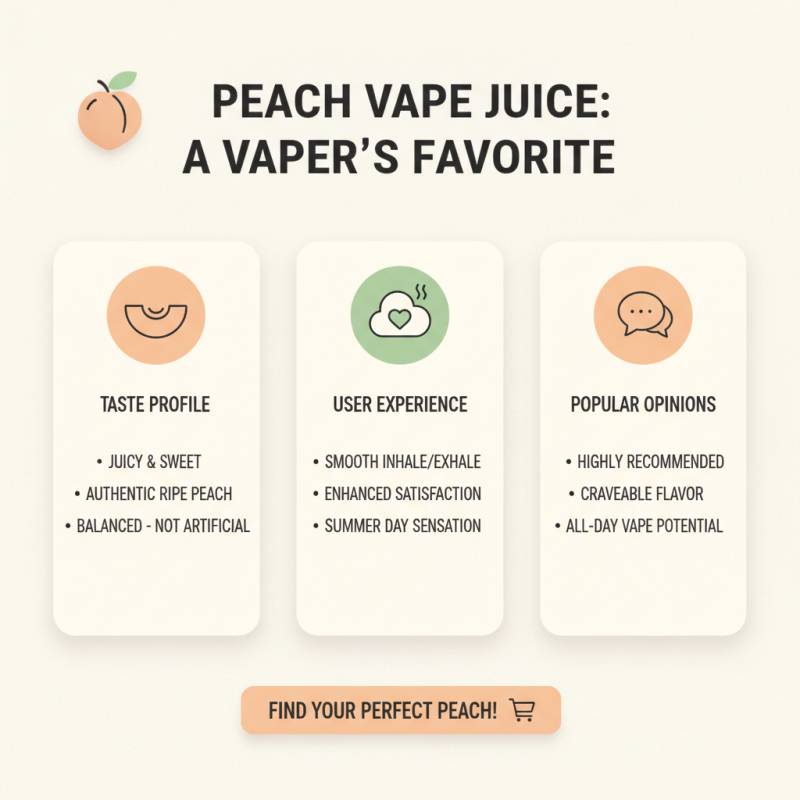 Top 10 Peach Vape Juice Flavors You Need to Try in 2023