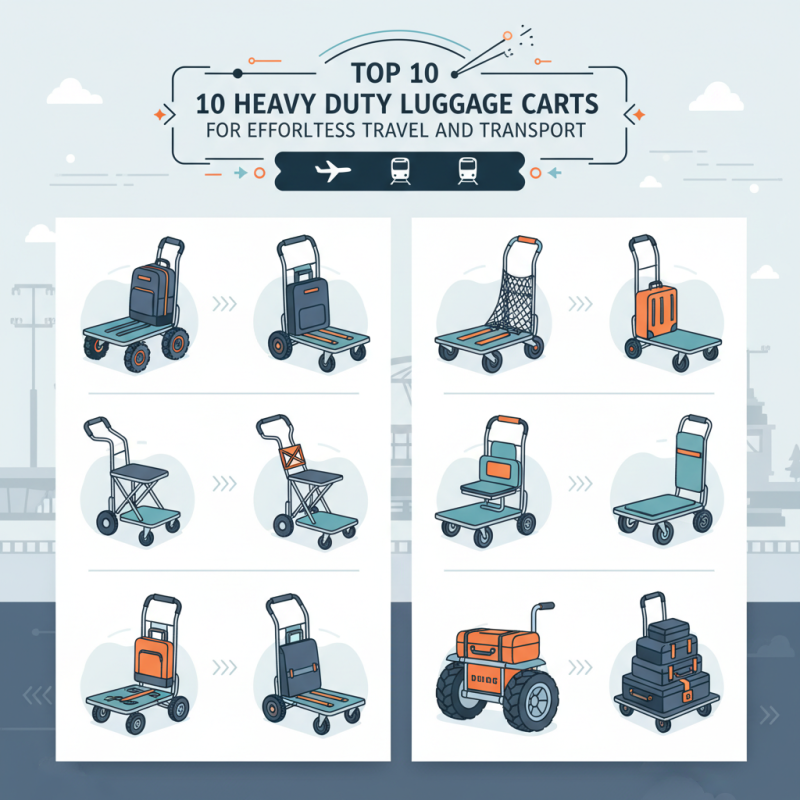 Top 10 Heavy Duty Luggage Carts for Effortless Travel and Transport